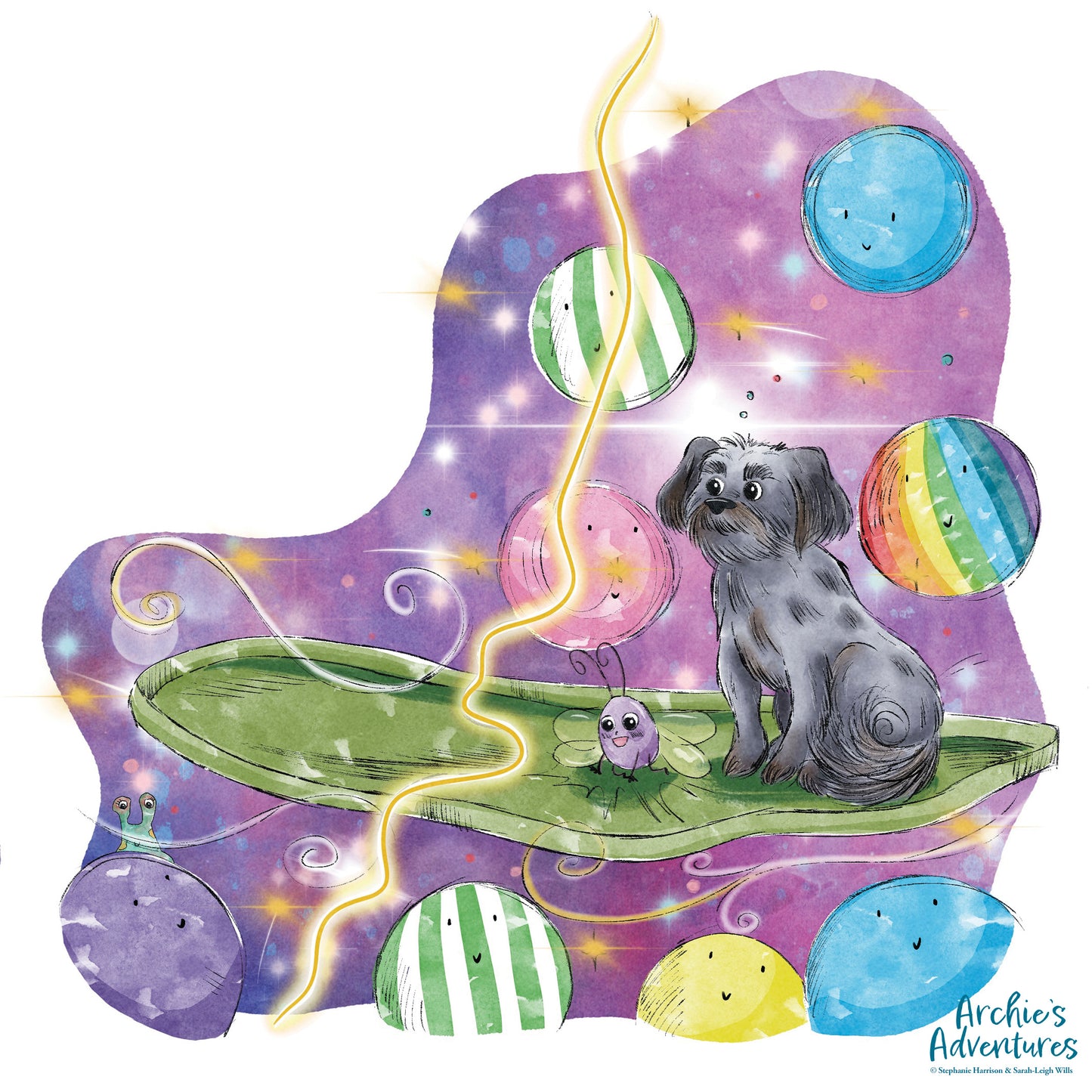 Free Download! Words of Wisdom Page for Archie’s Adventures with the Flying Fluppertyupperties!